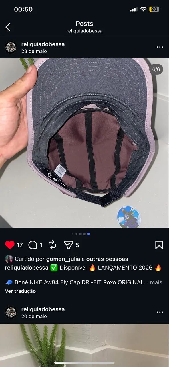 BONÉ NIKE AW84 DRI FIT FLY CAP ORIGINAL - Foto 2