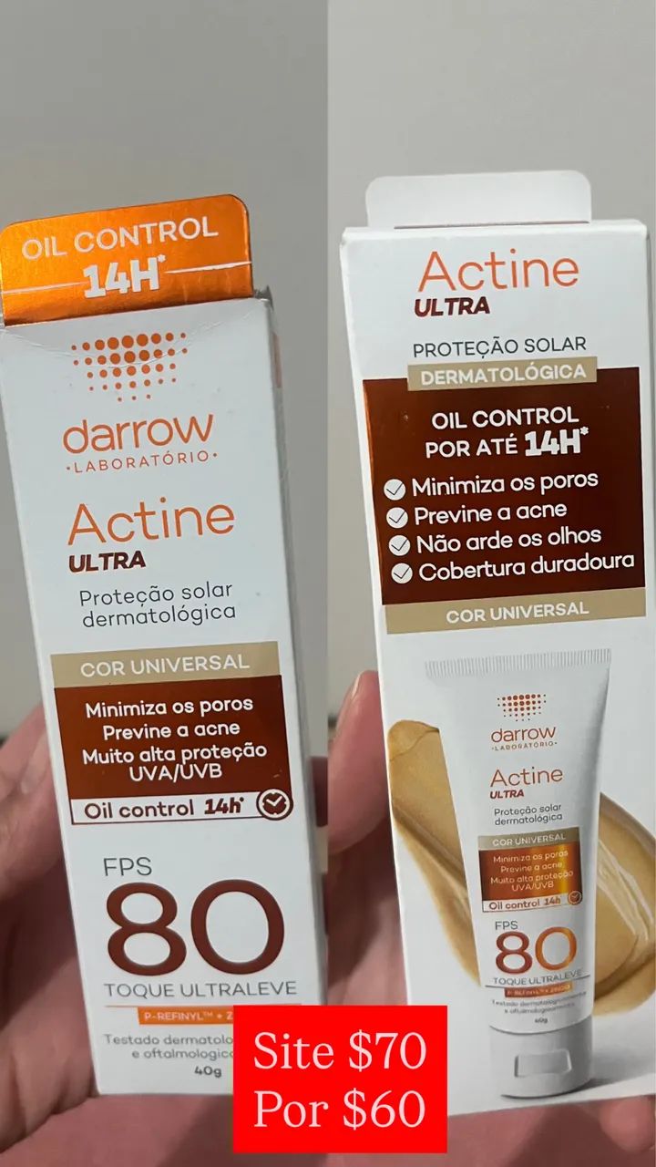 Protetor solar Actine