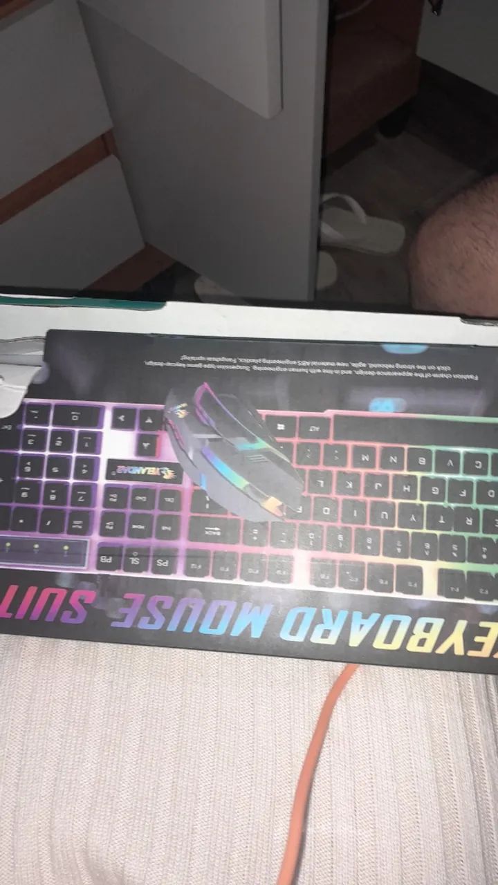 TECLADO MECÂNICO COM MOUSE - Foto 4