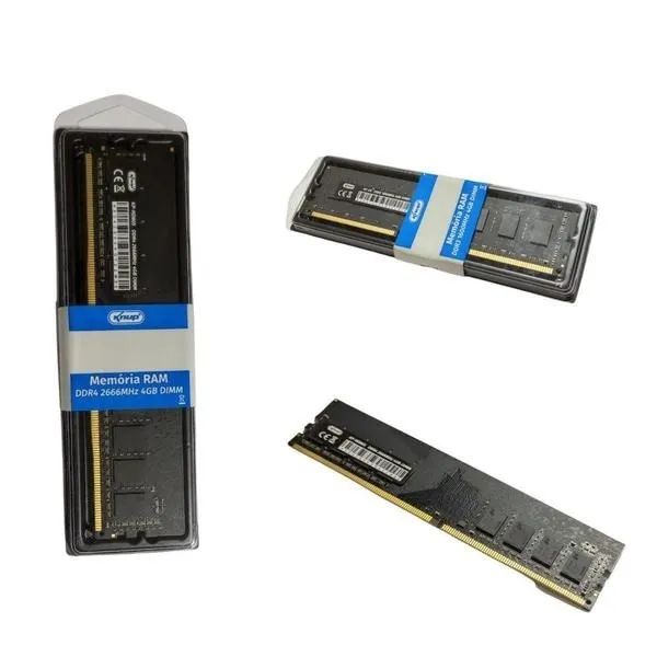 Memória RAM Desktop 4GB DDR4 2666MHz Knup KP-HD805 Alta Performance
