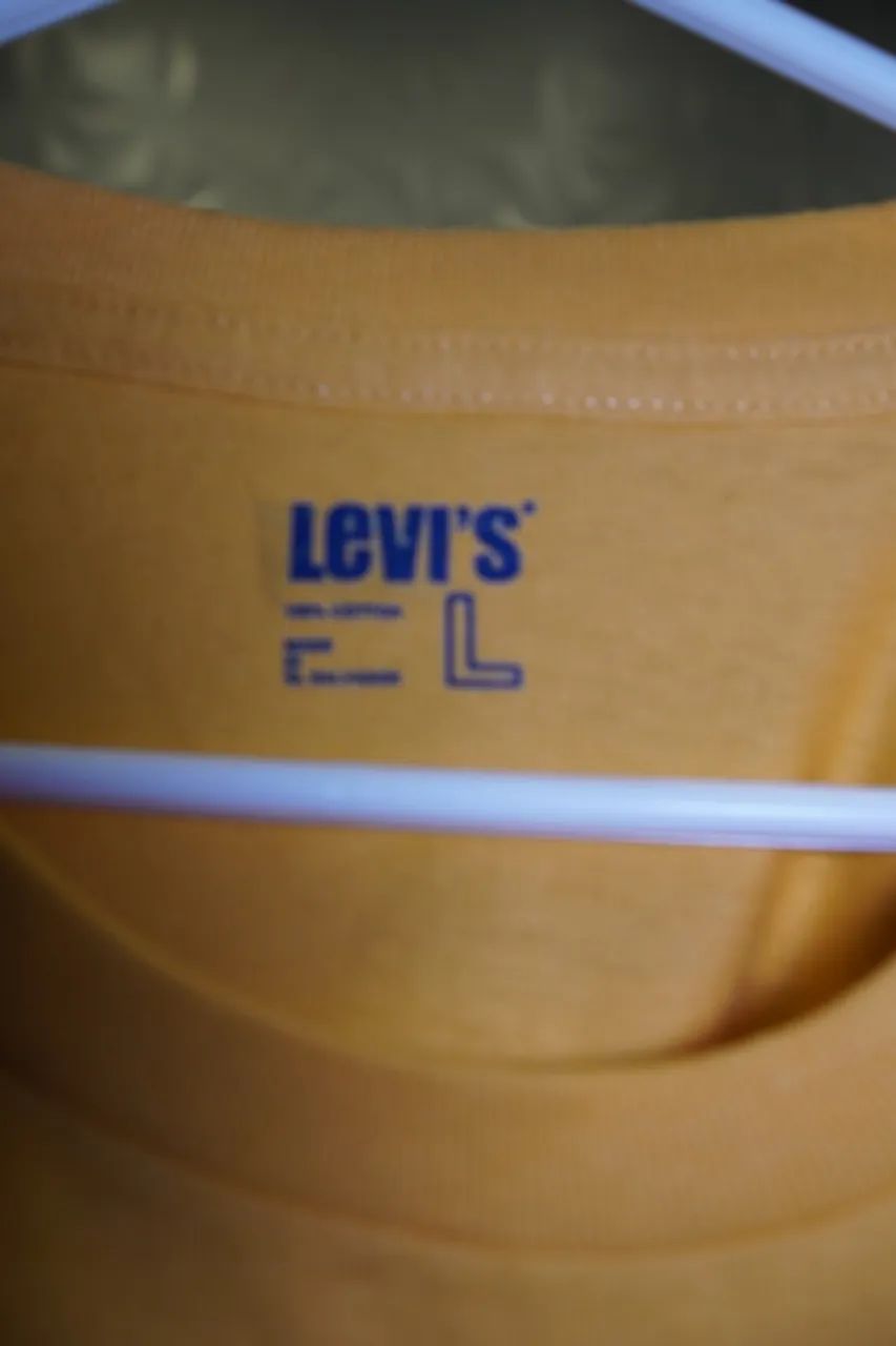 Camiseta levis amarela nova - Foto 4