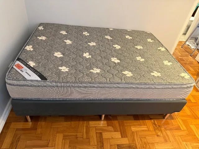 Cama Box Casal com Colchão Ortobom Fashion Orto Nanolastic - Foto 3