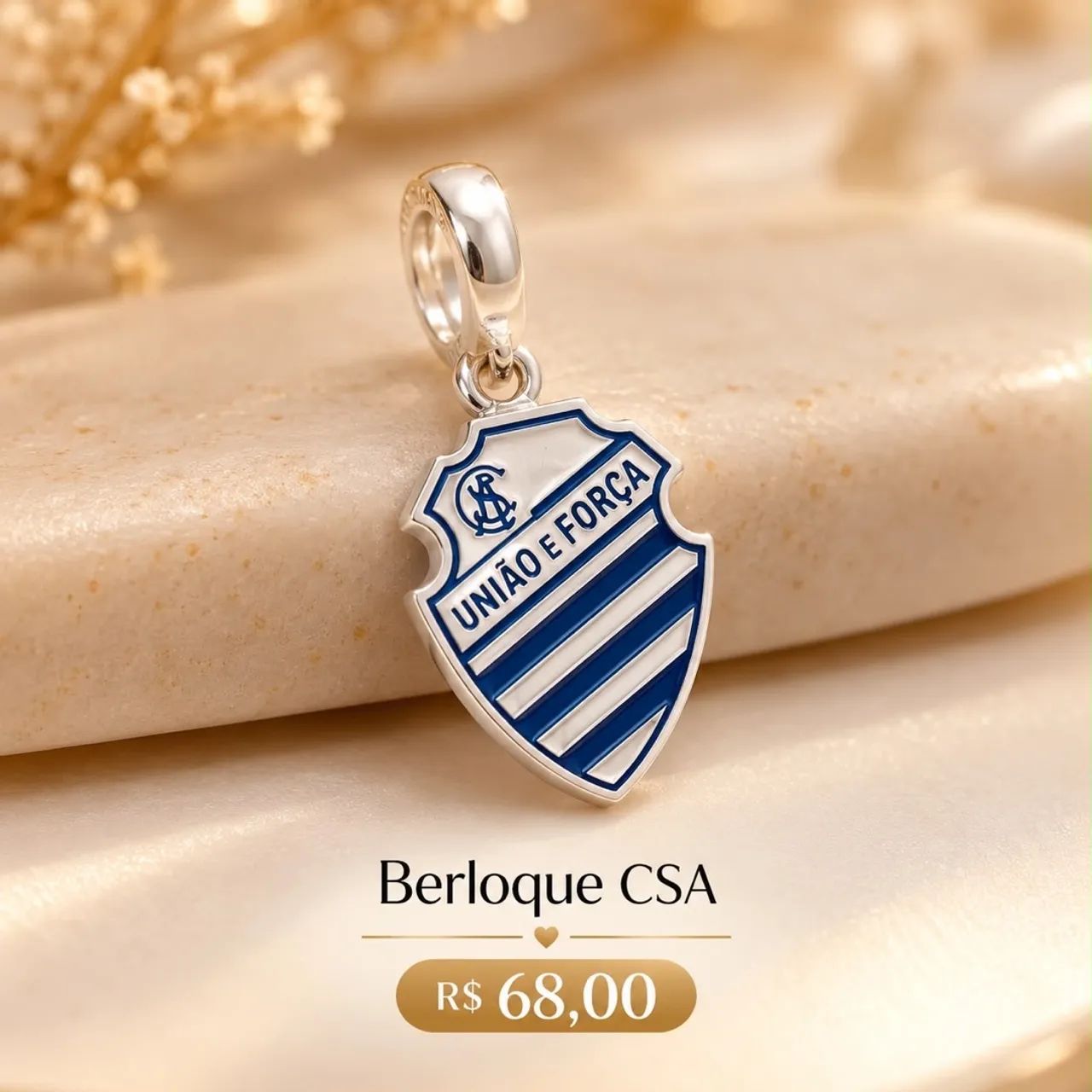 Berloque Pingente CRB / CSA - Foto 2