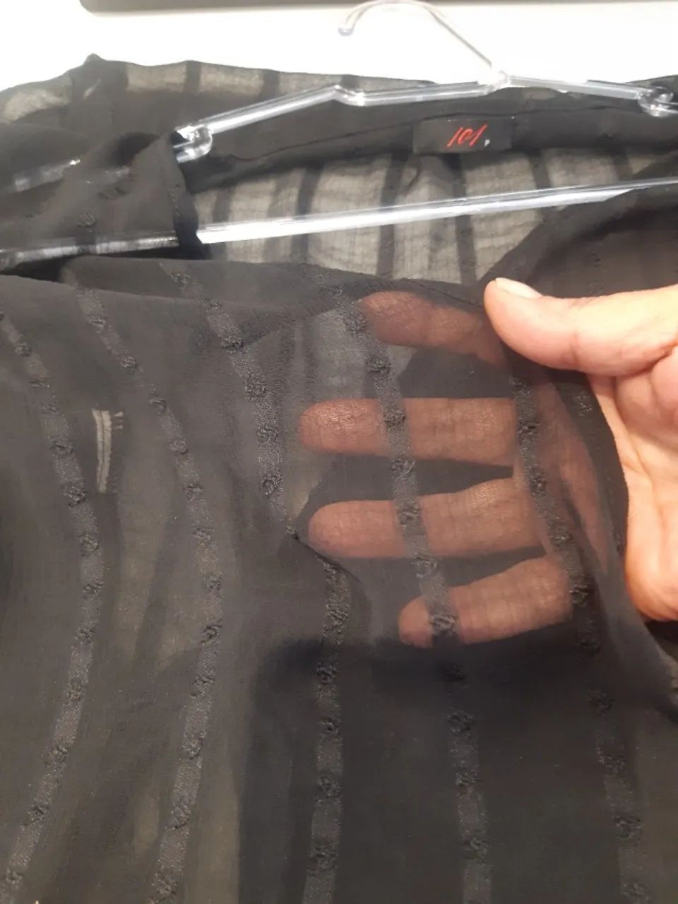 blusa transparente tipo kimono - Foto 3