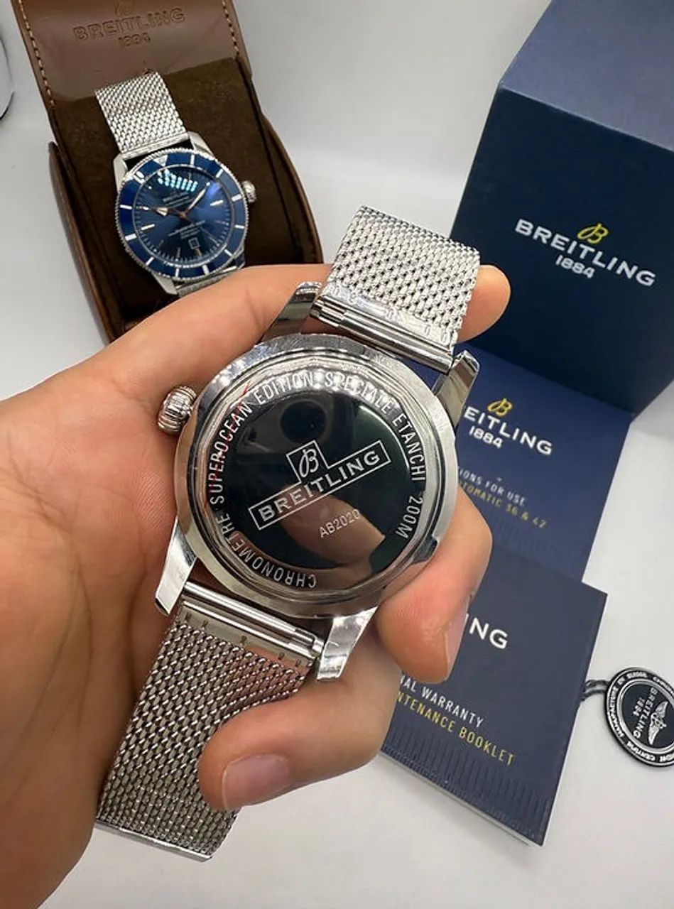 Relógio Breitling Super Ocean Mostrador Verde Automático  - Foto 3