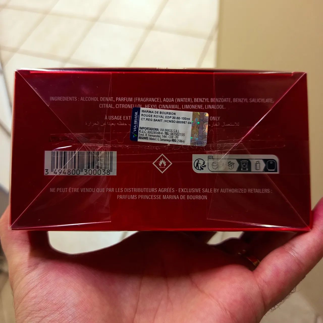Marina de bourbon rouge Royal Paris perfume 100ml - Foto 4