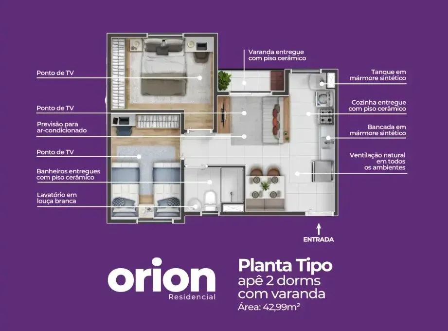 PLANTA 42m²