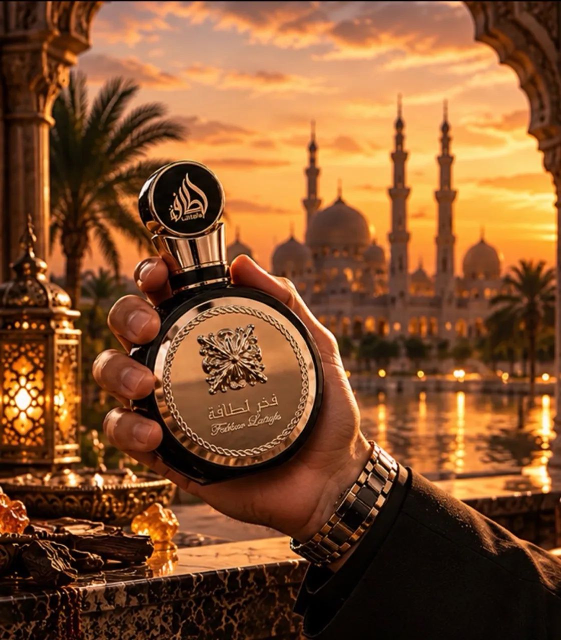 Perfume árabe FAKHAR BLACK 100ml - Foto 2