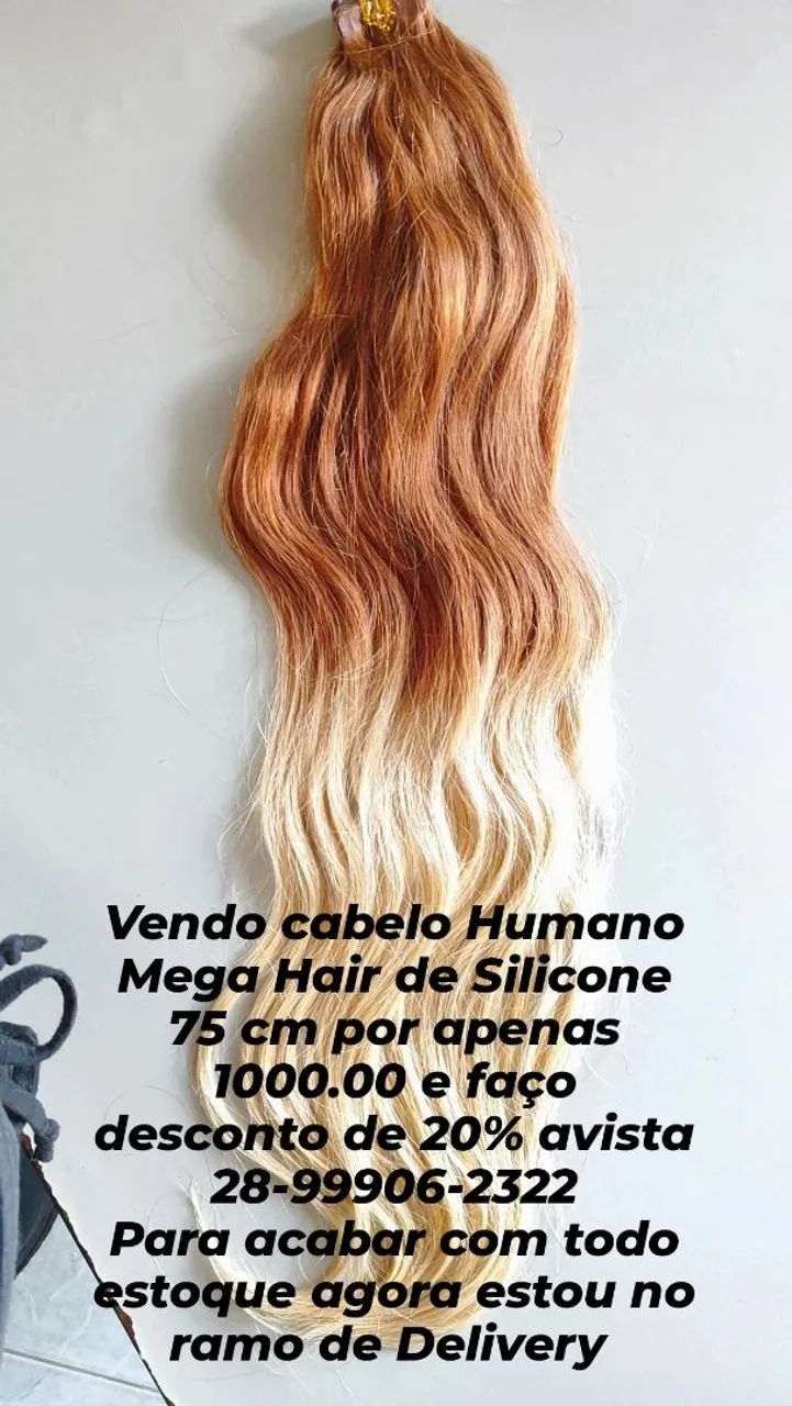 Cabelo Humano com Silicone 