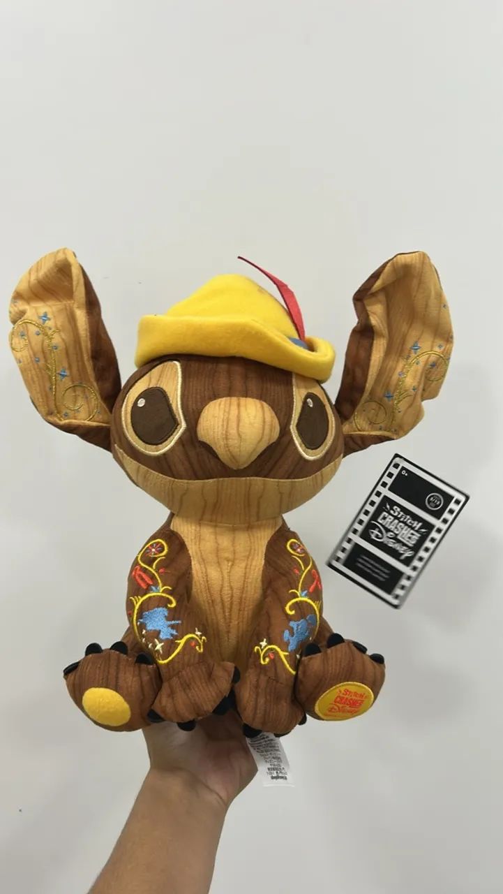 Pelucia stitch crashes disney Pinocchio