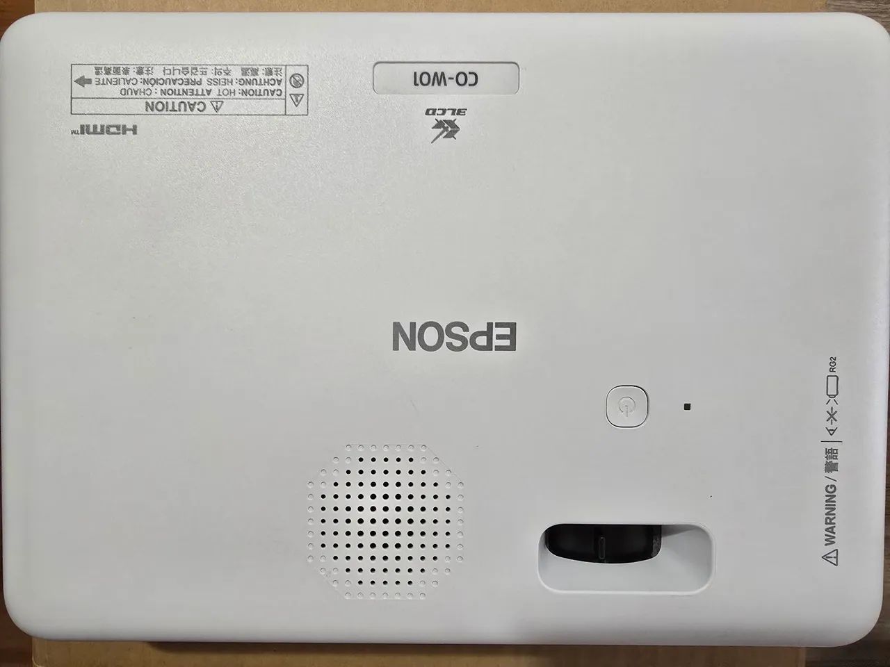 PROJETOR EPSON CW-01 3000 LUMENS SEMINOVO - Foto 3