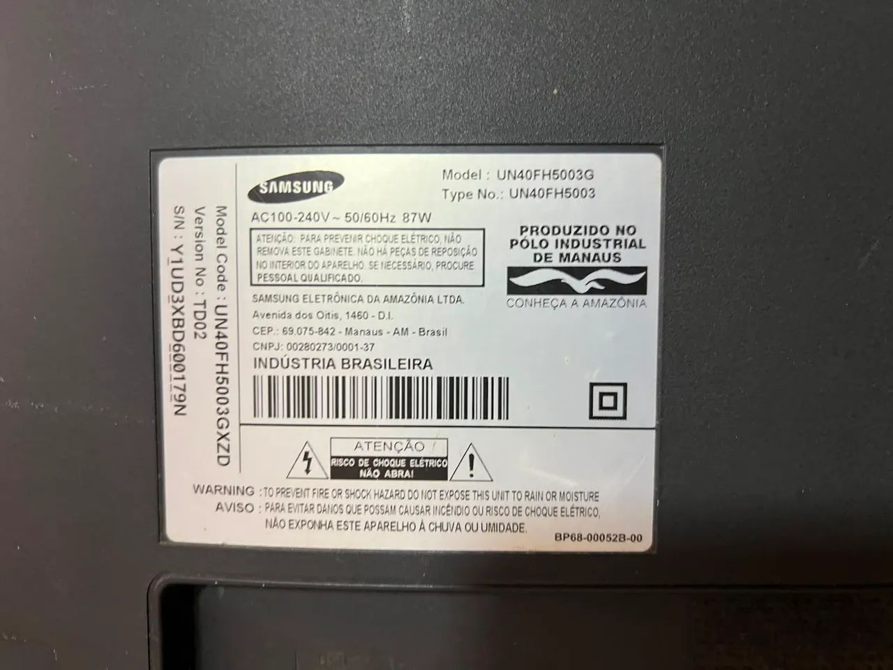 ? TV Samsung 40? + Chromecast - Funcionando Perfeitamente - R$ 650 - Foto 2
