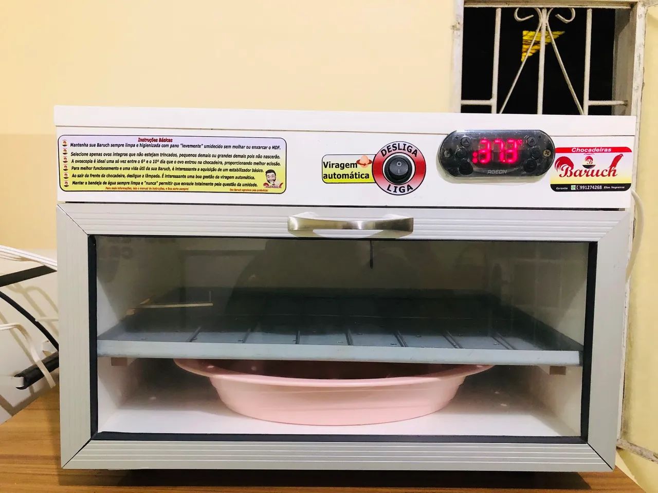  Chocadeira Baruch automática 42 ovos - Foto 4