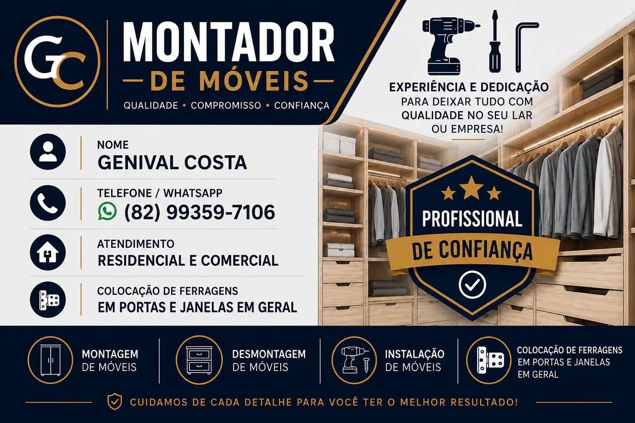 Genival montador de móveis 