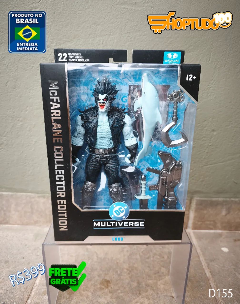 Figura de lobo (dc Classic) Mcfarlane, edição de colecionador 7