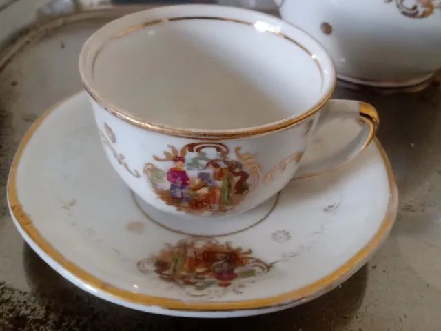 Antigo Conjunto de Café em Porcelana Mauá  - Foto 4