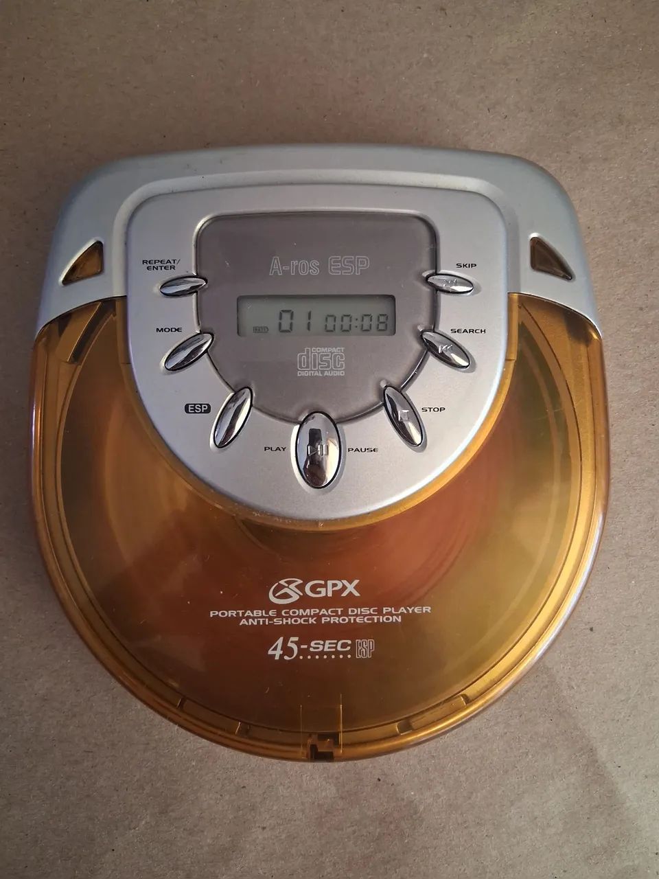 Vendo Discman GTX funcionando 