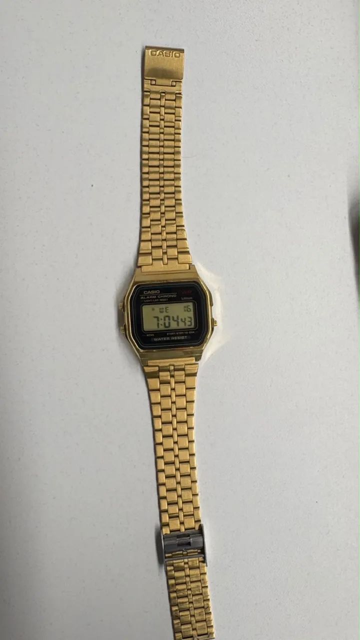 Relógio Casio Original - Dourado