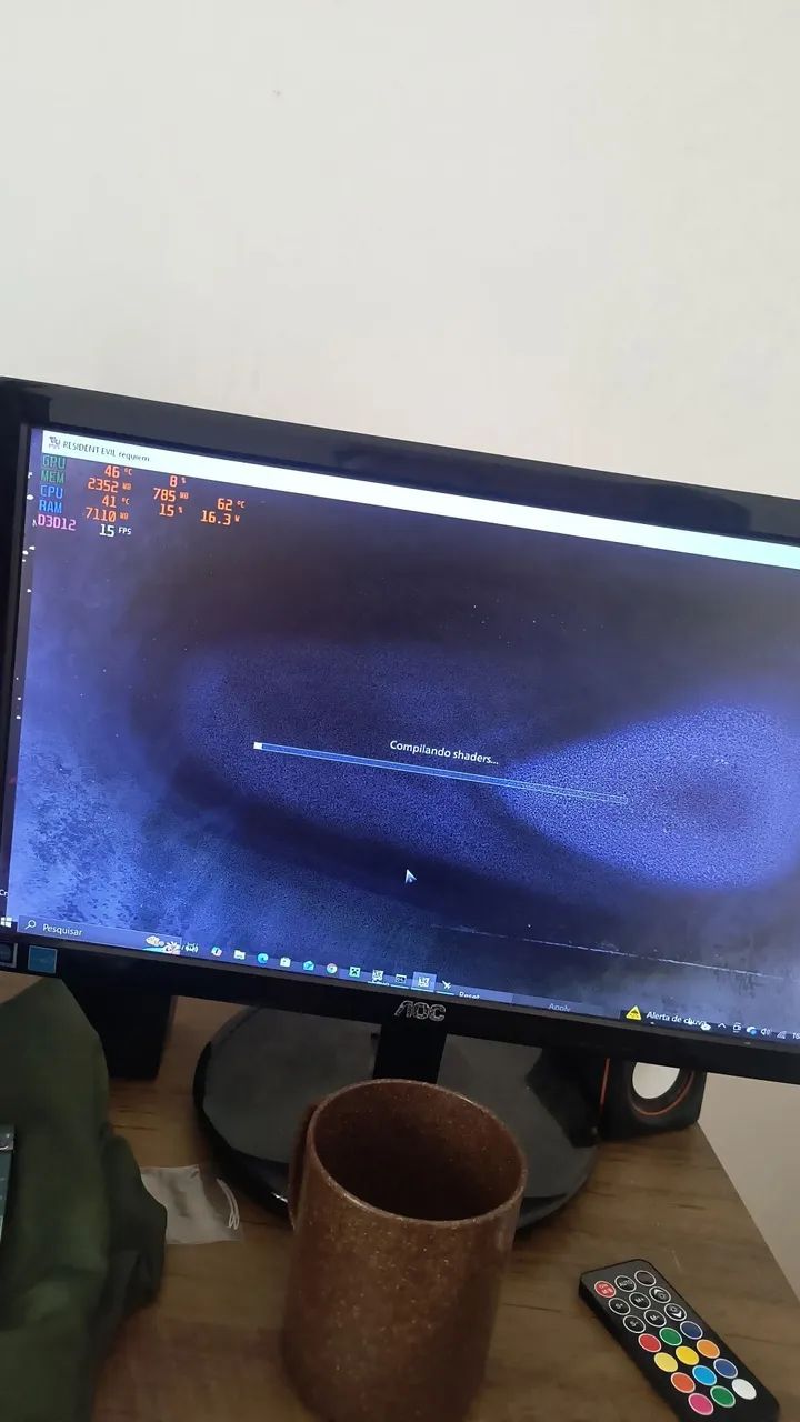 Monitor 19" funcionando - ideal para uso básico
