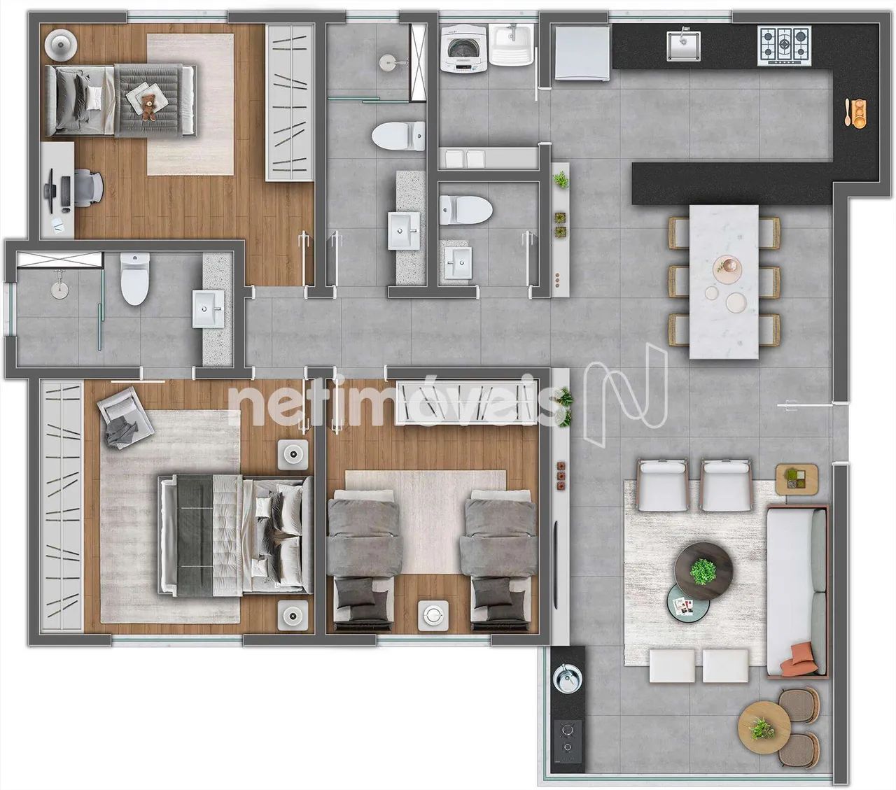 Venda Apartamento 3 quartos Buritis Belo Horizonte - Foto 5