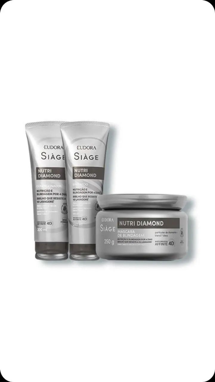 Shampoo  condicionador e máscara Siàge 