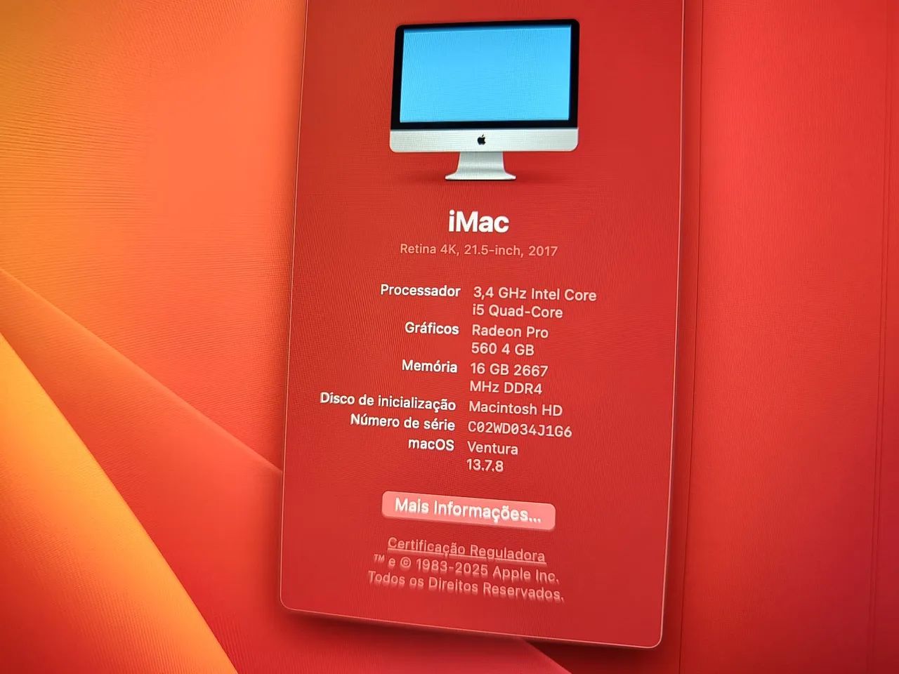 Apple iMac Retina 4k 2017 2018 16gb DDR4 2TB SSD  - Foto 5