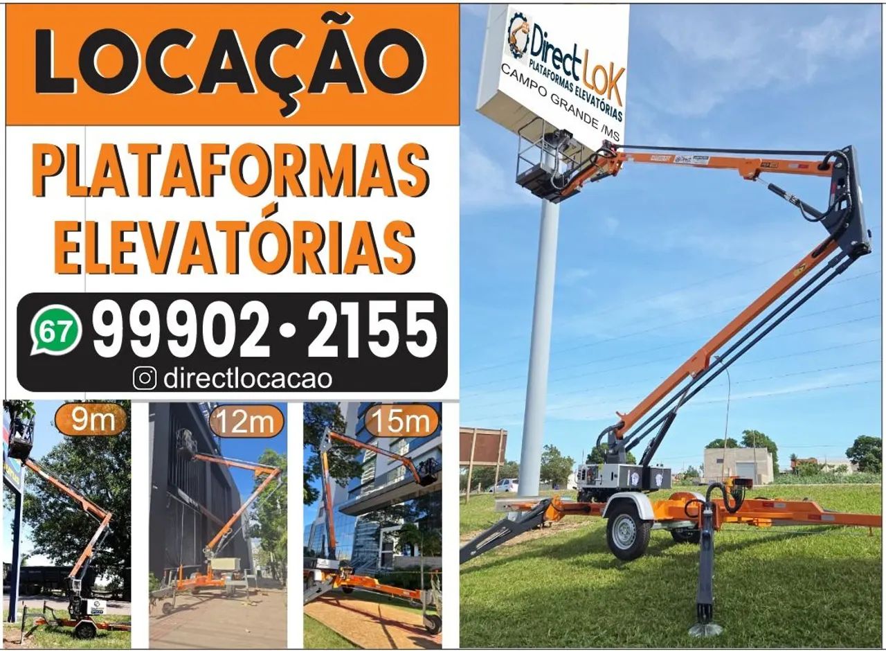 Plataforma Elevatória Munck LOCAÇÃO 