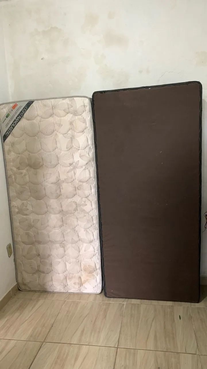 Cama box solteiro + colchão
