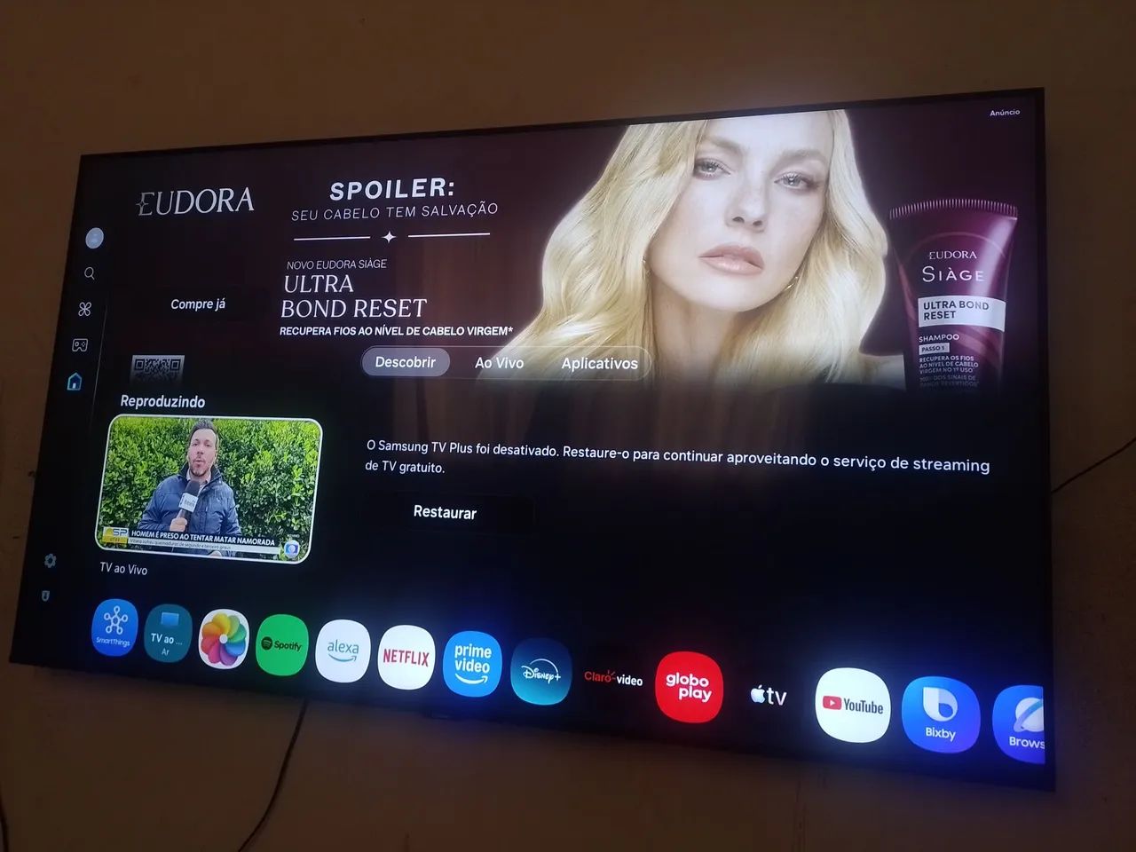 Tv smartv 55 Samsung cristal  - Foto 2