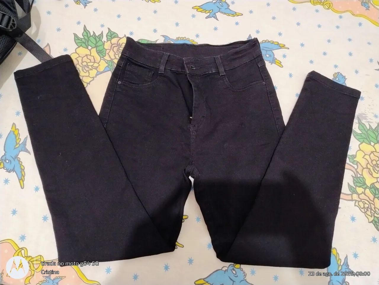 Calça Sawary 38 skinny nova 