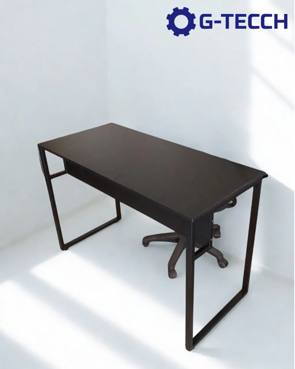 Mesa de Escritório Reforçada 1,1m NOVA Industrial Multiuso para Computador Notebook Birô - Foto 2