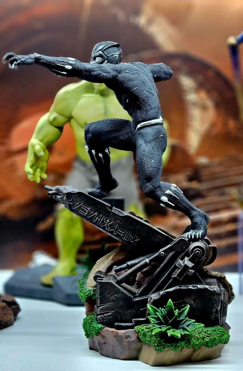 Estátua Pantera Negra (Black Panther) Art Scale 1/10 - Iron Studios<br> - Foto 3