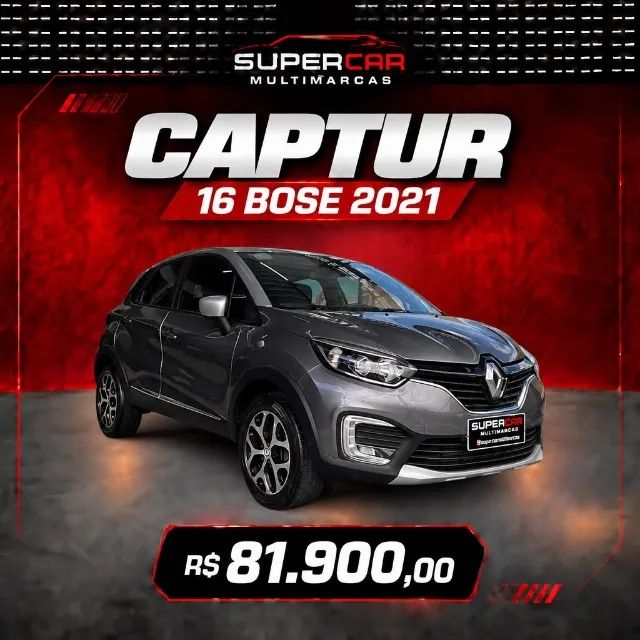 Renault Captur Intense Bose 1.6 16V Flex 5P AUT 2021
