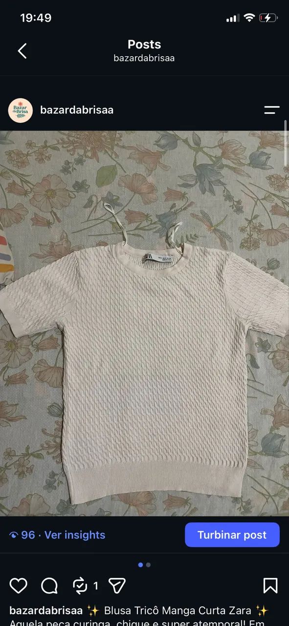 Blusa Zara 
