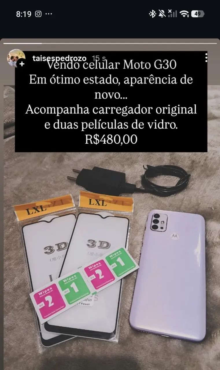 Vendo celular Moto G30 - Foto 2