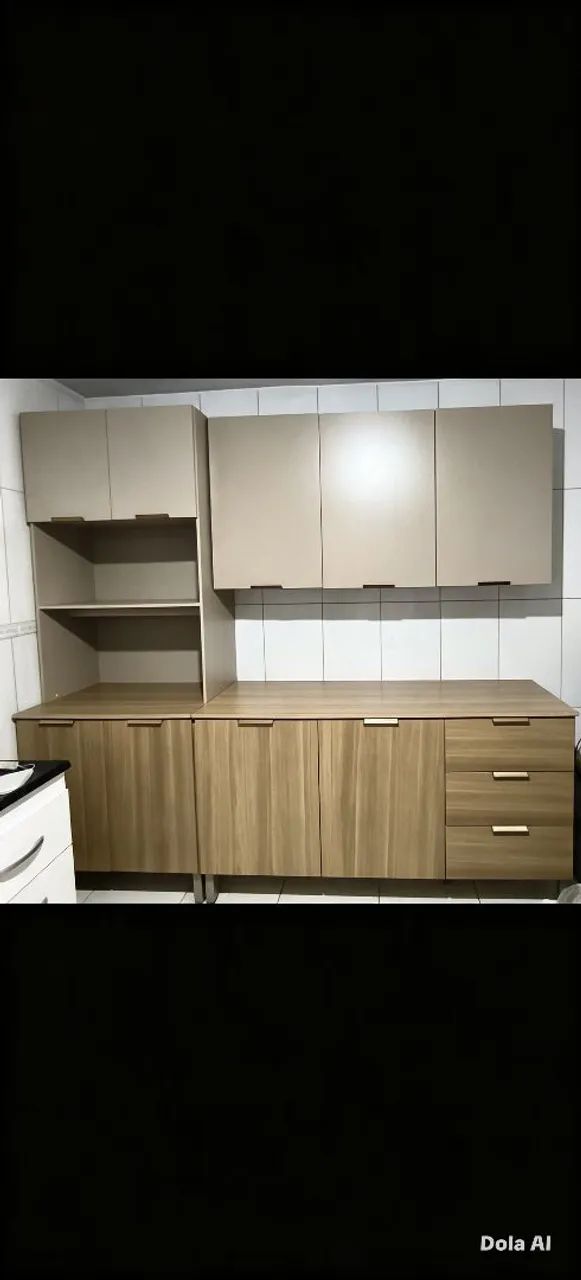 Armário de cozinha completo 