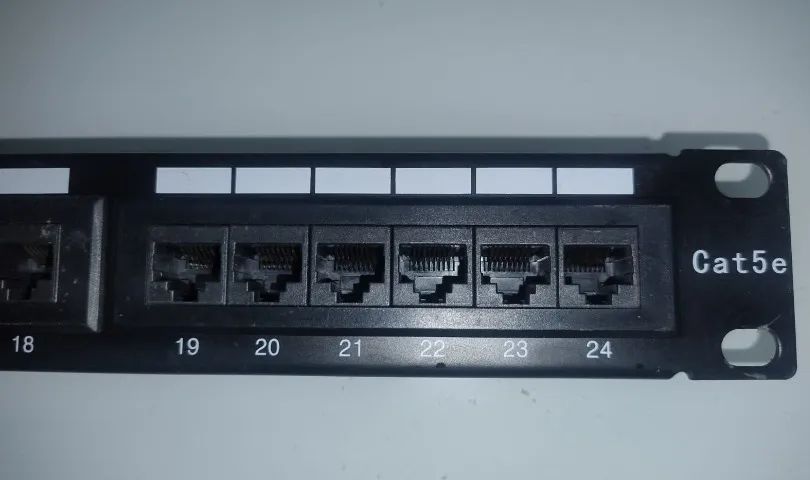 Patch Panel 24 Portas Cat5e Rj45 Utp Lan Rede R$ 50 - Foto 2