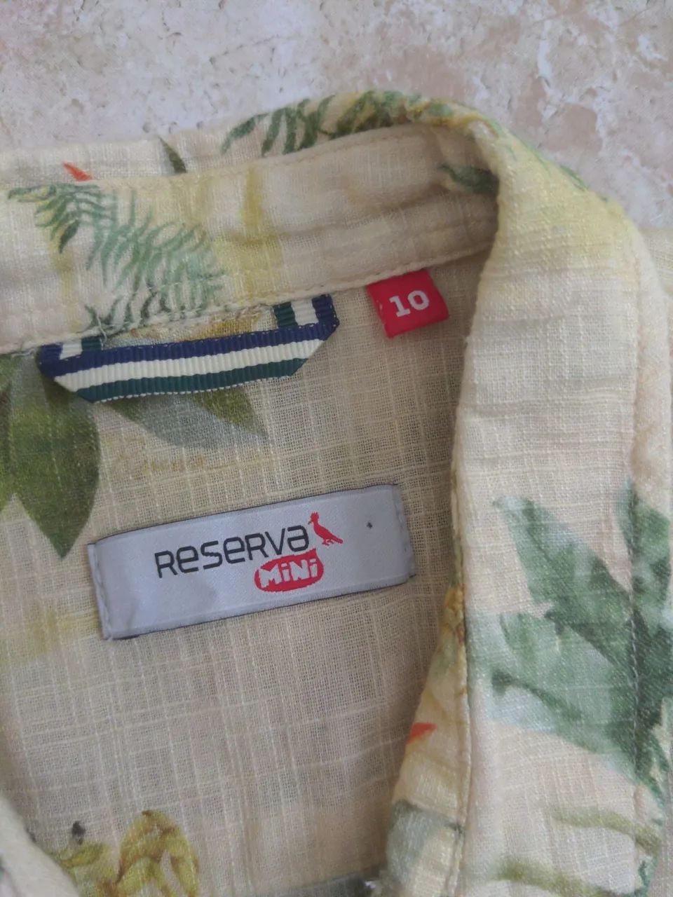 Camisa manga curta reserva mini 10 anos  - Foto 3