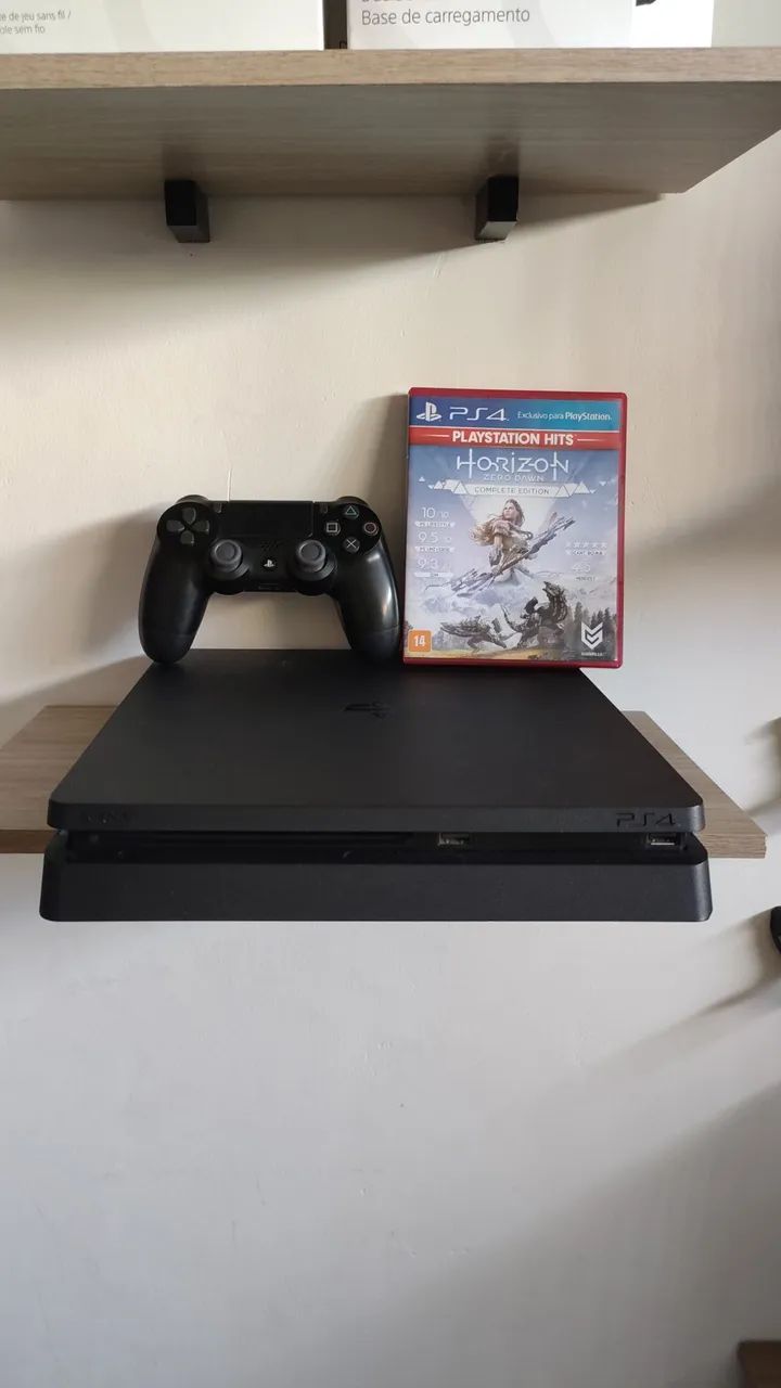 Ps4 slim 500gb +controle e jogo  - Foto 5