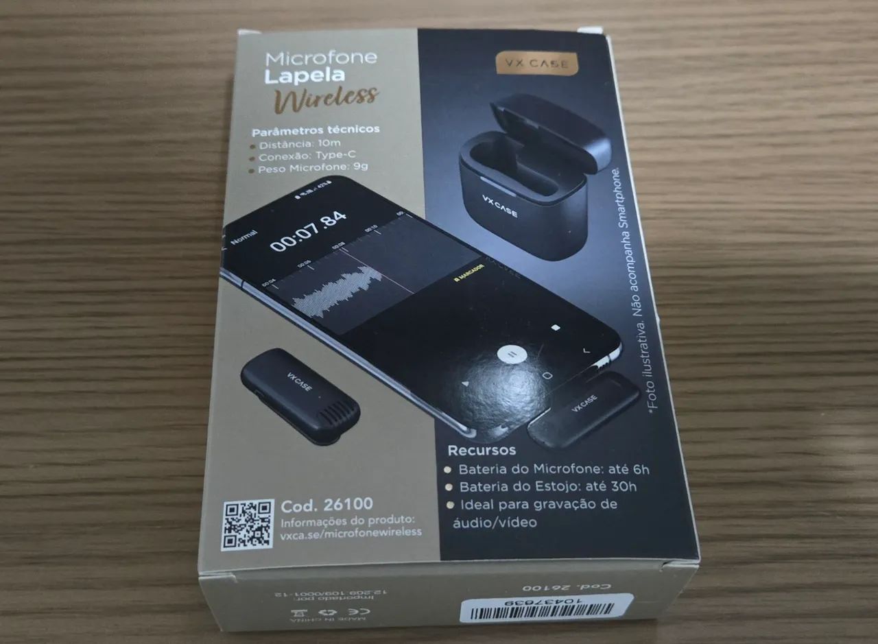 Microfone de Lapela Wireless VX Case - Foto 2
