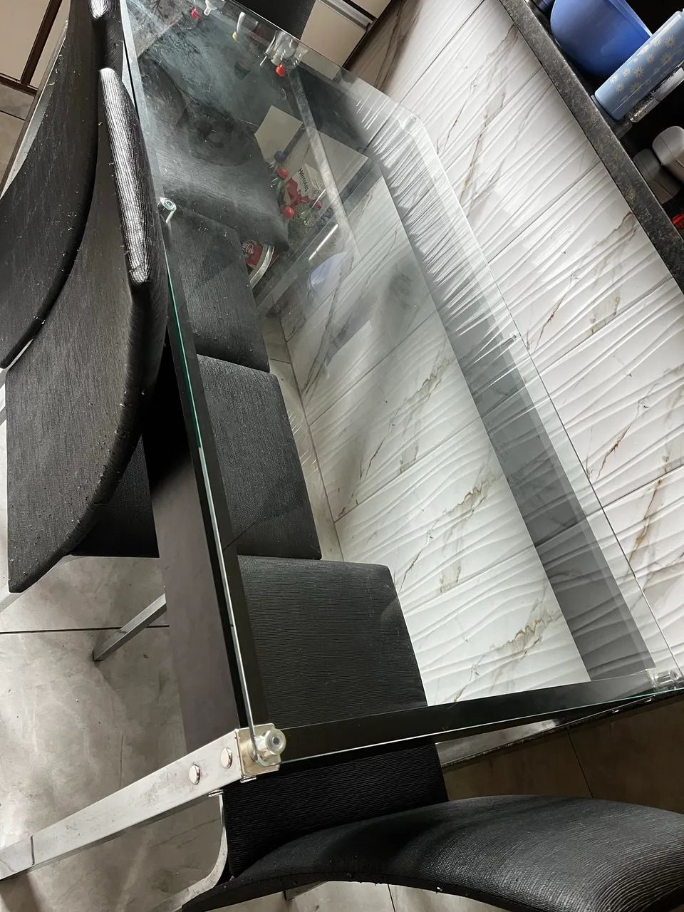 Mesa  janta de vidro  - Foto 3