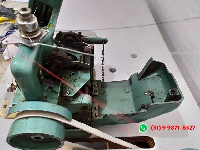 Overlock Semi Industrial Chinesinha Modelo STAR GN1-6 Completa com mesa e Motor - Foto 4