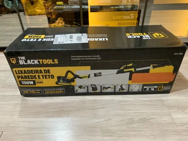 Lixadeira Profissional Parede E Teto Led 750w Com Aspiração