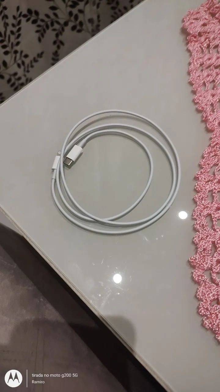 Cabo Original Apple USB-C para Lightning - Nunca Usado - Foto 4