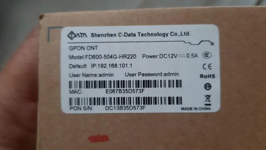 KIT C/ 10 - ONU CDATA 4 PORTAS - Foto 2