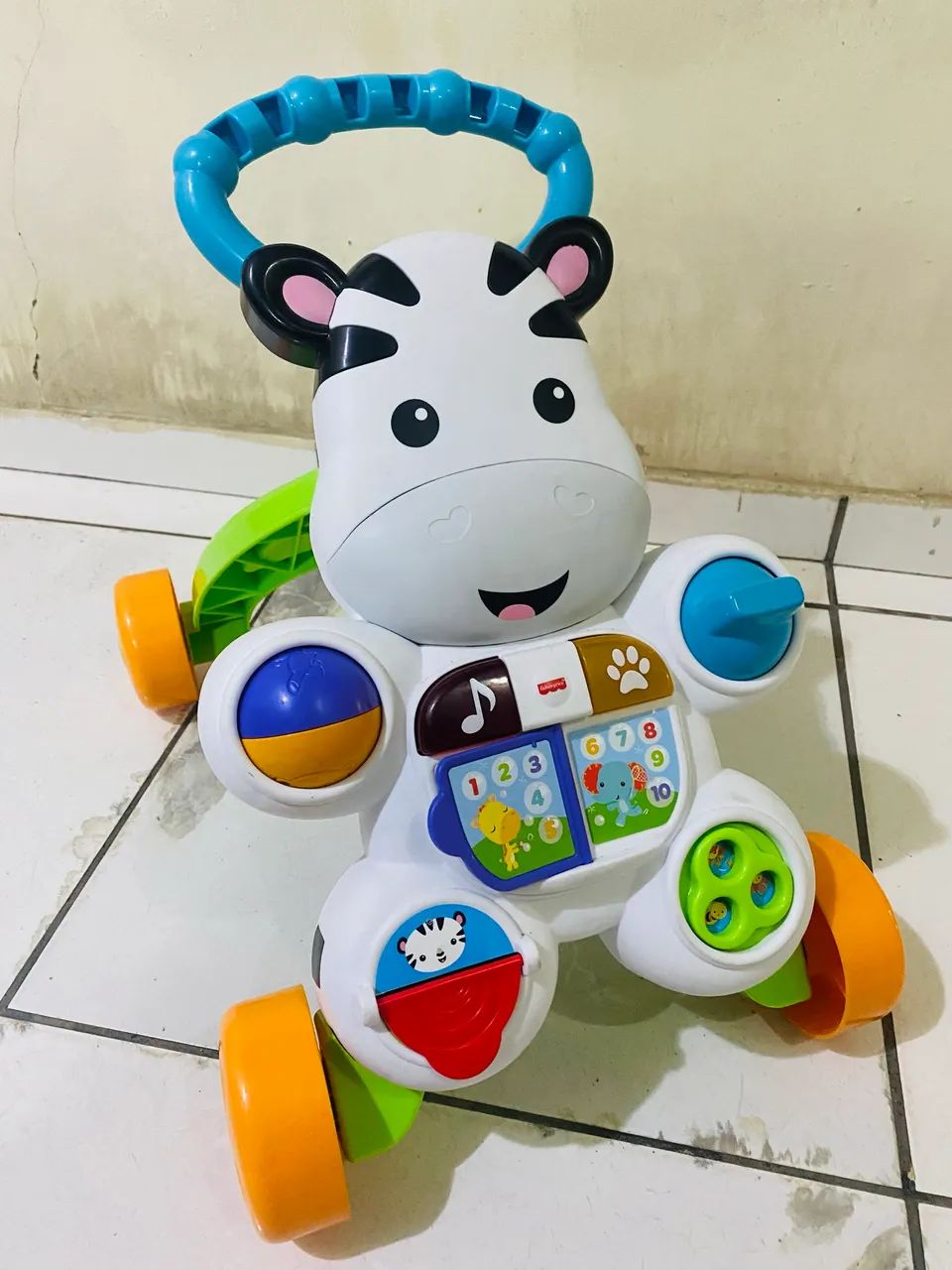 Andador Apoiador de Atividades Zebra Fisher Price