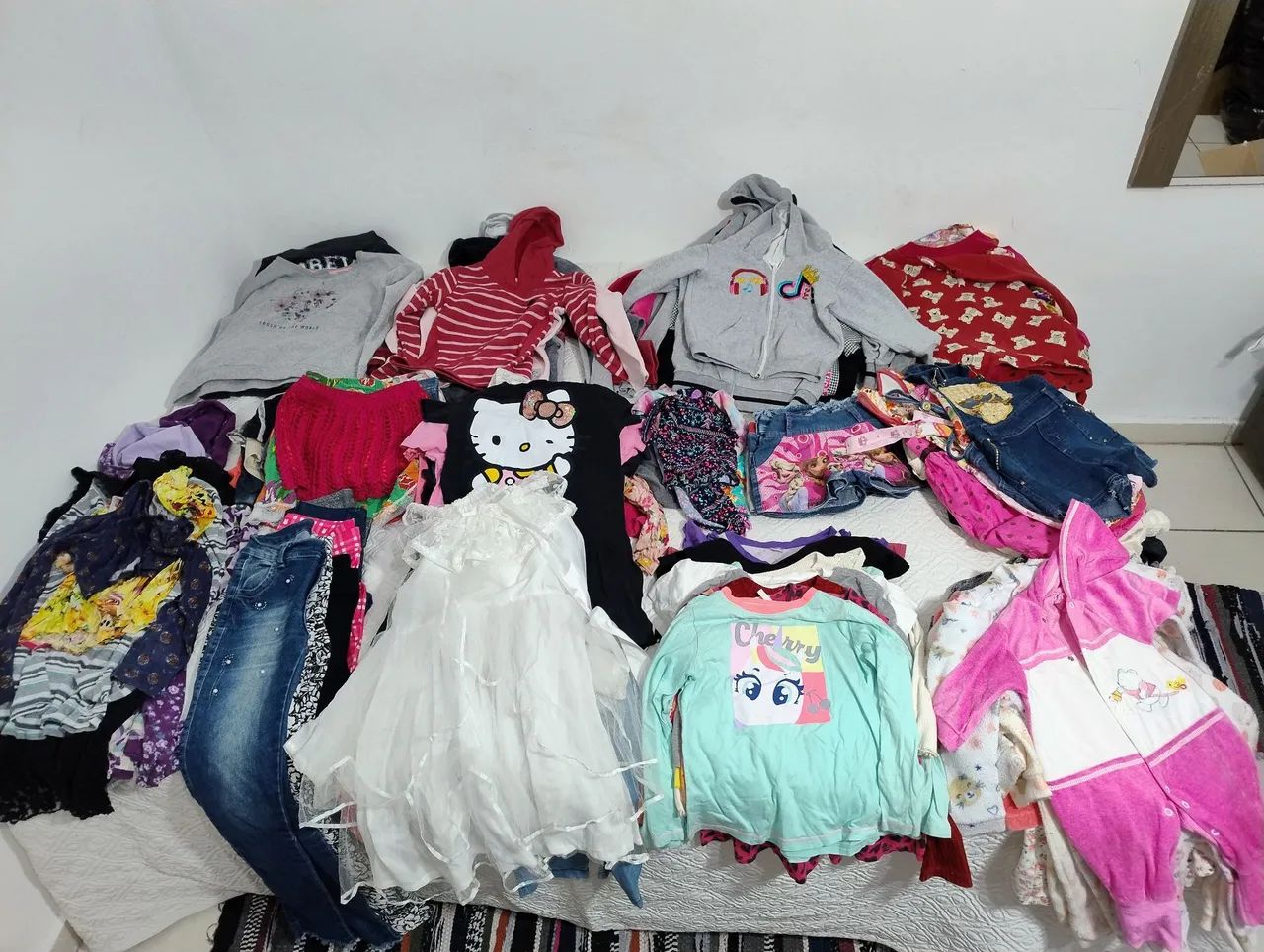 Lote de roupas infantil feminino 1