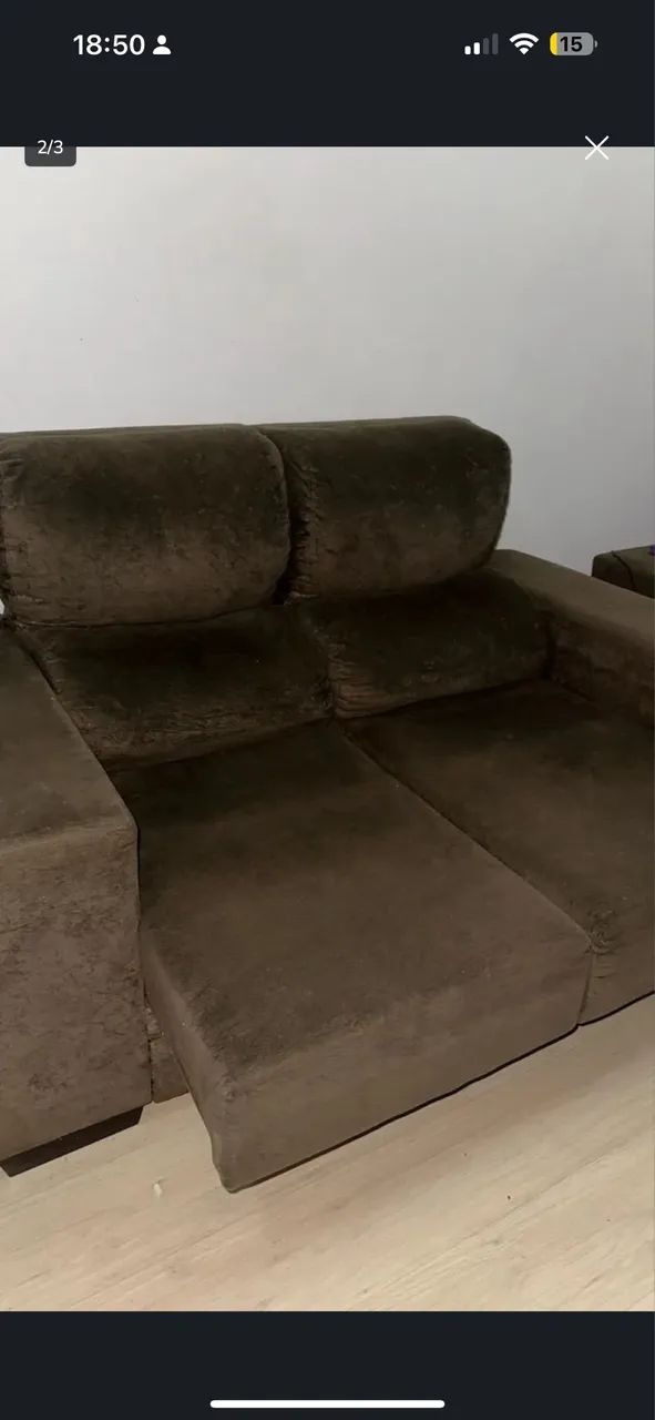 SOFÁ RETRÁTIL 2 LUGARES - Foto 3