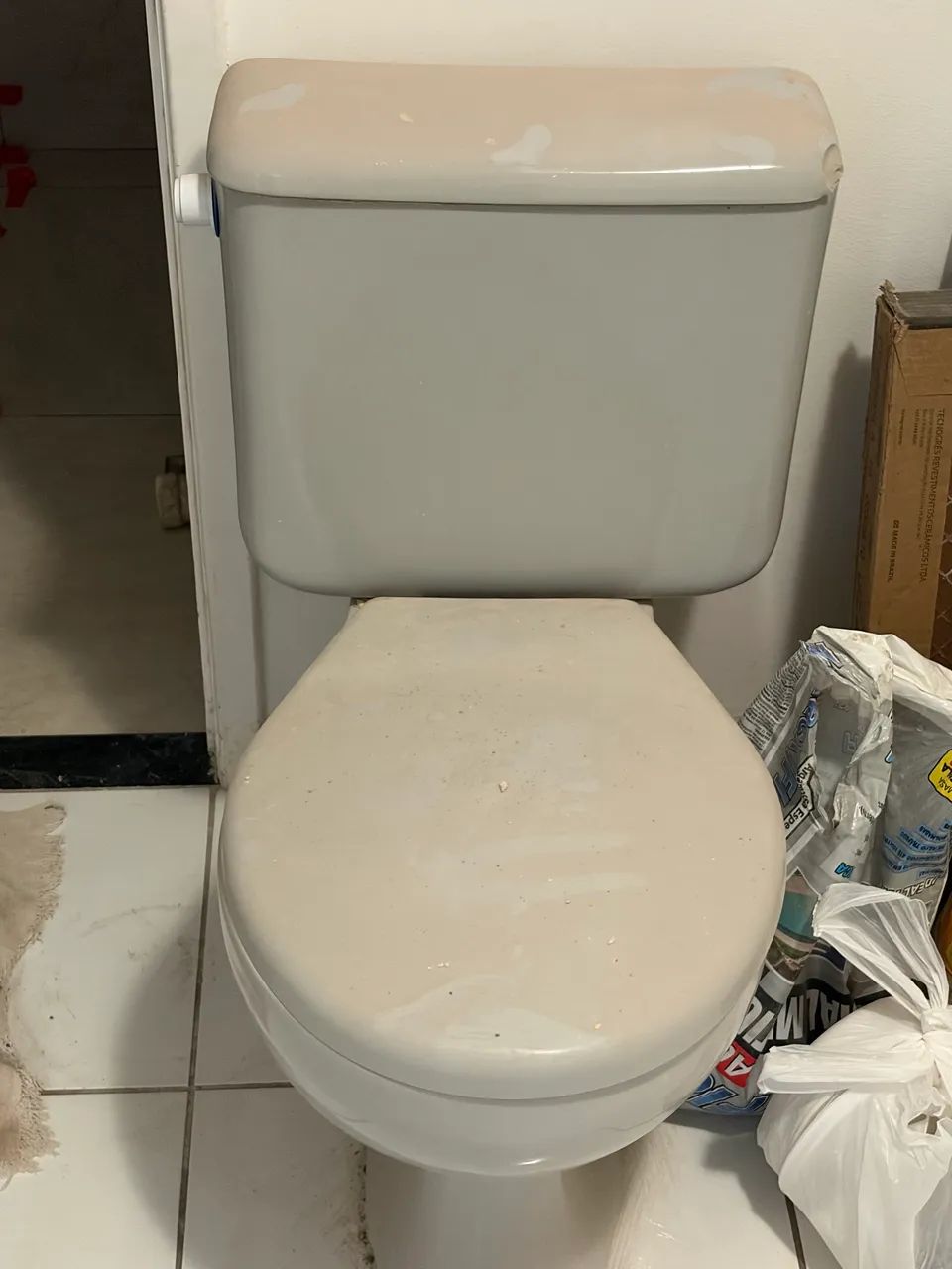 2 Vasos sanitário acoplado cinza! - Foto 2
