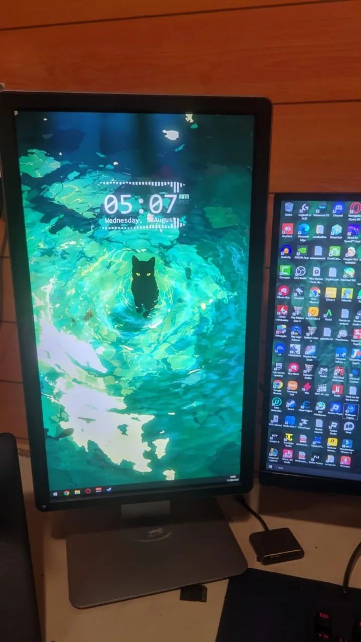 Monitor Dell 20 Polegadas IPS Ajuste de Altura, Inclinação e Rotação.